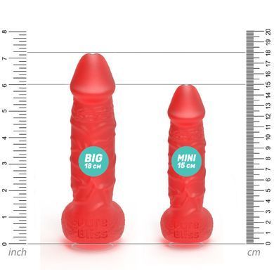 Крафтове мило-член із присоскою Pure Bliss MINI Red, натуральне SO6355 фото