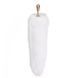 Металева анальна пробка Лисячий хвіст LOCKINK SEVANDA White Fox-Tail Anal Pear-shape Plug SX0865 фото 1