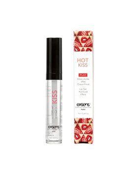 Стимулювальний блиск для губ EXSENS Strawberry Hot Kiss 7 мл, зігріває та охолоджує SX4014 фото
