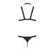 Комплект чоловічої білизни зі стреп Passion 039 SET ANDREW L/XL Black, стринги, шлейки SO7588 фото 6