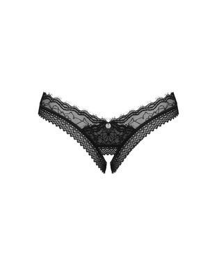 Трусики Obsessive Medilla crotchless thong XL/2XL SO9063 фото