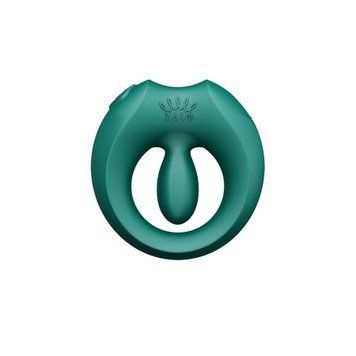 Ерекційне смарт-віброкільце Zalo Apis Turquoise Green, до 4 годин роботи, зарядний кейс SX2690 фото