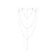 Ланцюжок для спини Bijoux Indiscrets Magnifique Back and Cleavage Chain - Silver, прикраса для тіла SO2655 фото 1