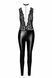 Комбінезон Noir Handmade F298 Libido Deep-V catsuit with collar and pearl chain - XXL SX0229 фото 4
