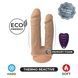 Подвійний фалоімітатор з вібрацією SilexD Double Gusto Vibro Flesh (Model 1 size 8" & 7") + LRS, діа SO8209 фото 5