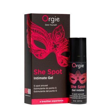 Гель для стимуляції точки G Orgie She Spot Intimate Gel, 15 мл, тепло-холод, ефект вібрації SX1552 фото
