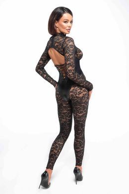 Комбінезон Noir Handmade F299 Enigma lace catsuit with underbust bodice - XXL SX0235 фото