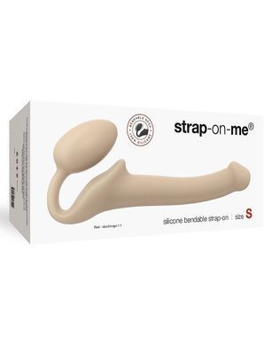 Безремінний страпон Strap-On-Me Flesh S, повністю регульований, діаметр 2,7см SO2349 фото
