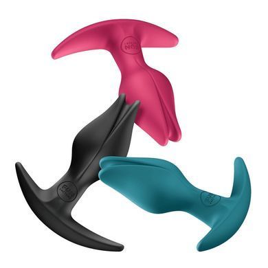 Анальна пробка Fun Factory BOOTIE FEM Black, у вигляді бутона, діаметр 2,9 см, тонкий обмежувач SX3692 фото