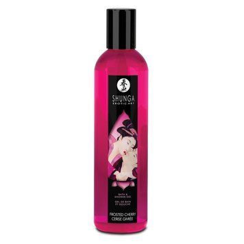 Гель для душу Shunga Shower Gel &ndash; Frosted Cherry (250 мл) з рослинними оліями та вітаміном Е SO2889 фото