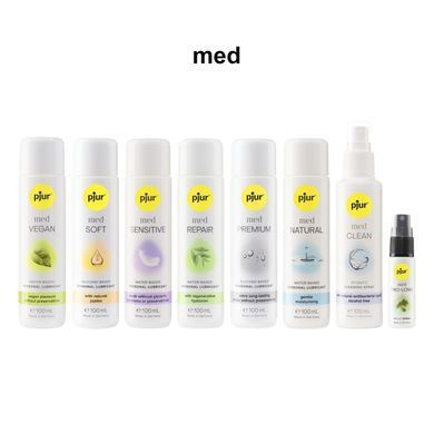 Силіконова змазка pjur MED Soft glide 100 мл з олією жожоба для дуже сухої та чутливої шкіри PJ12630 фото