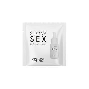 Пробник Bijoux Indiscrets Sachette Oral CBD - SLOW SEX SX0541 фото
