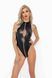 (SALE) Боді Noir Handmade F294 Powerwetlook bodysuit with front zipper - S SX0195 фото 2