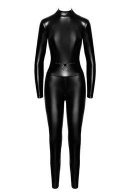 Комбінезон Noir Handmade F319 Caged wetlook catsuit with zippers and ring - L SX0347 фото