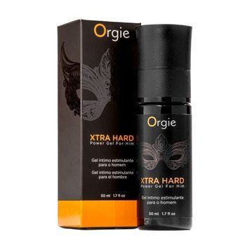 Гель для стимуляції члена Orgie Xtra Hard Power Gel For Him, 50 мл, розігріває, посилює ерекцію SX1565 фото
