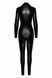Комбінезон Noir Handmade F319 Caged wetlook catsuit with zippers and ring - L SX0347 фото 6