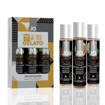 Набір JO Tri-Me Triple Pack &mdash; Gelato (3&times;30 мл) три різні смаки серії Джелато SO2841 фото