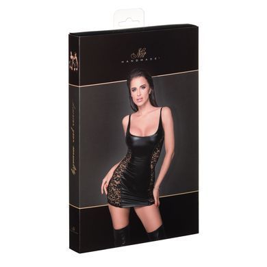 Сукня Noir Handmade F229 Powerwetlook dress with lace inserts - 3XL SX0102 фото