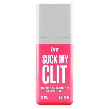 Смоктайзер для клітора Intt Suck My Clit Wild Strawberry (15 мл), полуниця, гель з ефектом посмоктування SX4002 фото